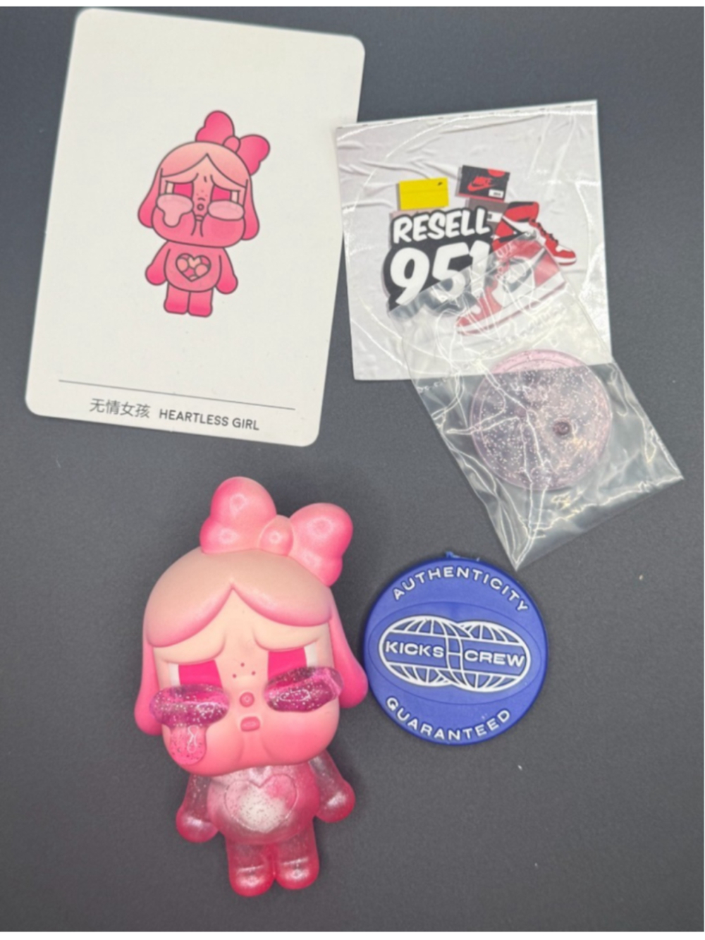 Pop Mart Crybaby Crying Again Heartless Girl Figure Collectible Toy Authentic